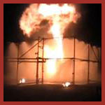 Click para ver el video de Extinción de fuego con descargas de Sistema Diluvio con 1 y 2 Anillos.